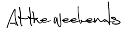 At the weekends logo