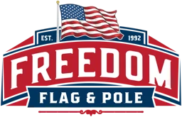 Freedom Flag and Pole logo