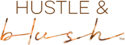 Hustle & Blush logo