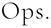 Ops. Jewelry logo
