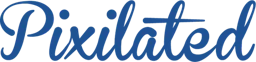Pixilated logo