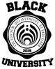 The Black University logo